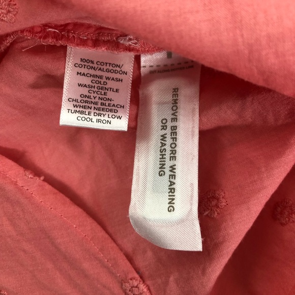 LOFT Softened Pink Detailed Button Down Blouse - Picture 5 of 6